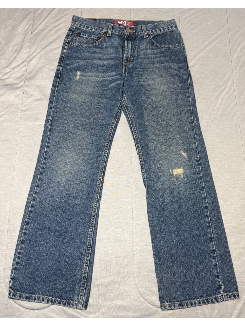 Vintage Levi's 527 Low Bootcut Denim Jeans Womens 29x29 Y2K Cowgirl Girls 18